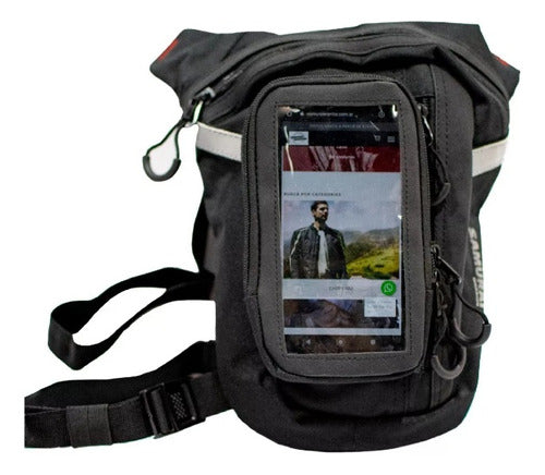 Samurai Warrior Motorcycle Thigh Bag Cellphone Holder 0
