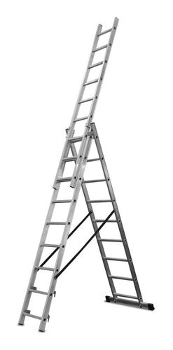 Ingco Aluminum 3-Section Ladder with 8 Steps 0