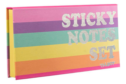 Talbot Pastel Sticky Notes Set X100 Hjs X1 0