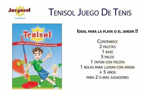 Juegosol Tenisol Outdoor Game Set in Box 7