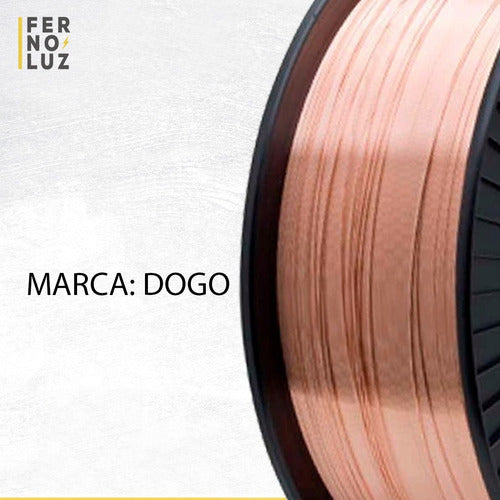 Dogo Alambre Soldadora Mig Macizo Co2 0.9mm Rollo 15kg P Gas 3