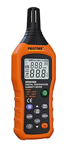 Protmex Digital Humidity and Temperature Meter MS6508 Psi 0