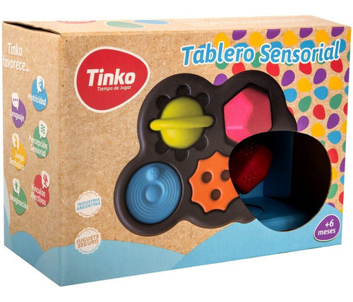 Tablero Sensorial Mordillo Juego De Goma Bebe Tinko 0