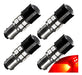 High Power 7W Bay15d 1157 7528 2057 Red LED Car Bulbs 0