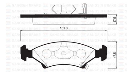 Pastillas Freno Delantero Bremsi Ford Escort Mk4 87-92 0