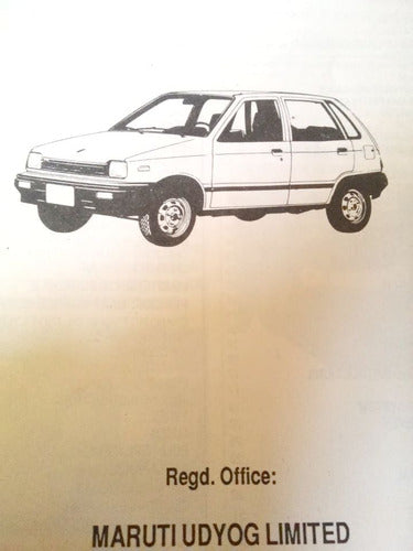 Manual De Usuario Propietario Suzuki Maruti 800 Original 1