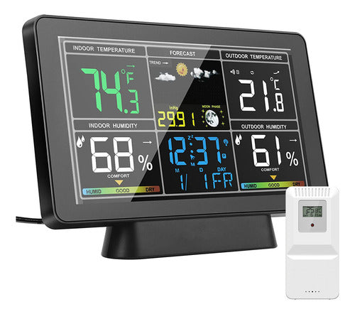 Estação Meteorológica Moon... Monitor De Temperatura Estação 0