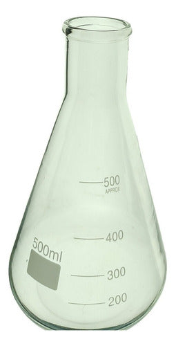 Erlenmeyer Vidro Boca Estreita - 500ml 0