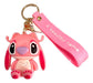 Generic Angel Pink Stitch Rubber Keychain Ideal for Gift 1