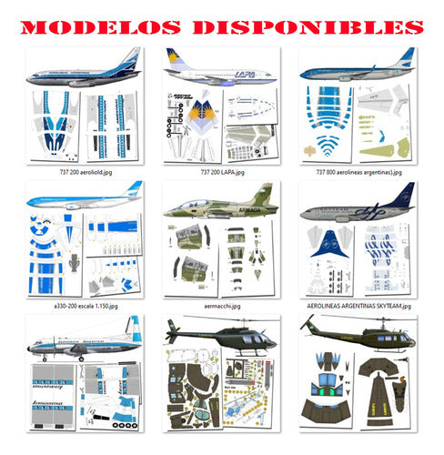 T-34 Turbo Mentor Armada Argentina Papercraft Esc 1.60 1