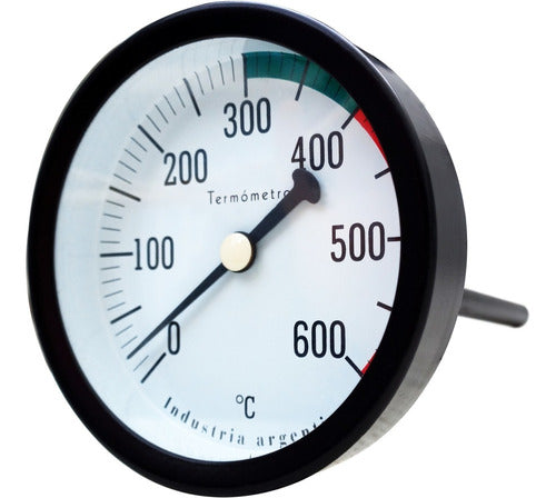 GSA 600 °C Bimetal Thermometer with 20 cm Pocket 3