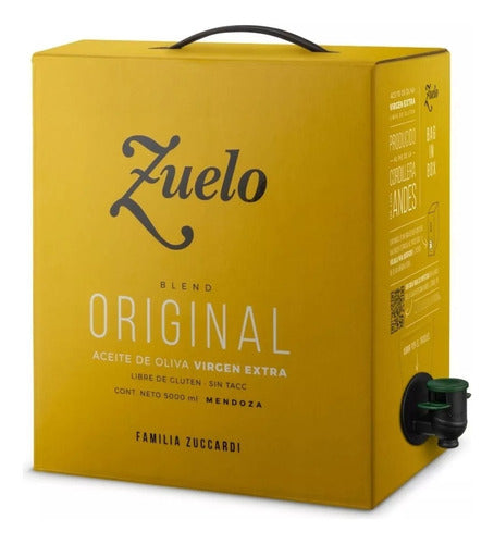 Zuelo Classic Olive Oil Bag In Box 5 Liters 0