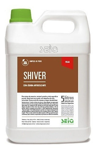 Seiq Shiver Liquid Self-Polishing Non-Slip Wax - 5 Liters 2