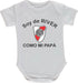 Baby Bodysuits River Like My Dad 1