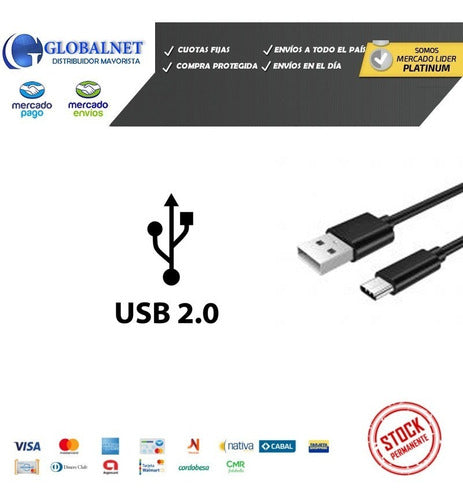 1-Meter USB 2.0 Type-C to USB Cable - Durable and Reliable - Black 5
