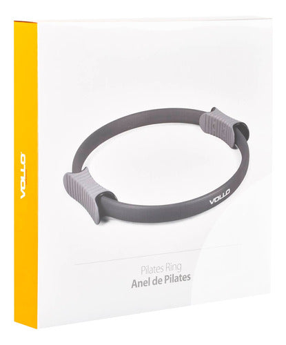 Anel De Pilates 38 Cm Vollo Vp1046 Cinza 1