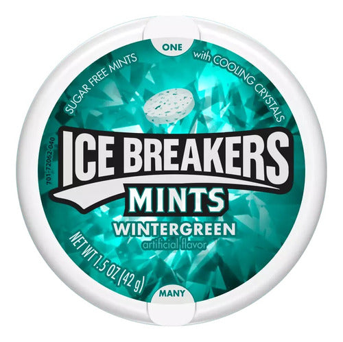 Ice Breakers Mints Sugar-Free Wintergreen 42g 0