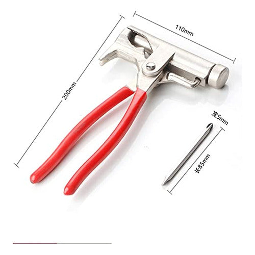 YWHWLX 10 In 1 Multifunctional Hammer Pliers Pipe Wrench Screwdriver Nail Gun Steel Nails Outdoor Multifunctional Tool Universal Hammer Pliers Tool 1