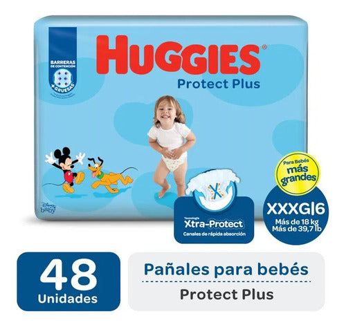 Huggies Protect Plus Xxxg 6 | 48 Units 0