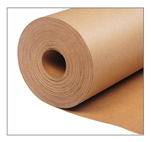 Rollo Papel Kraft Excelente Calidad - 50 Cm Ancho - 1 Rollo 2