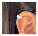 925 Silver Rounded Smooth Cuff Bidu Earring 0