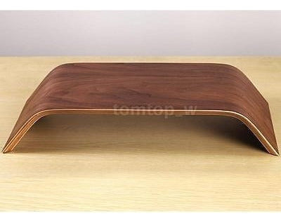 Wood Walnut New Laptop Desktop Computer Monitor Stand E 4