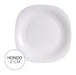 Set of 6 Luminarc Carine Deep White Plates - Opal Glass 1