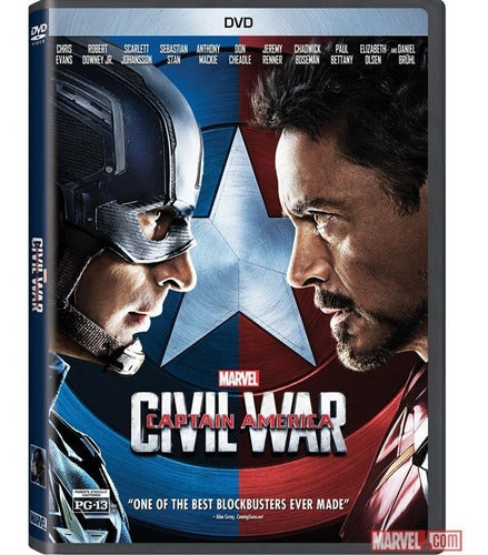 Capitan America Civil War En Dvd Original 0