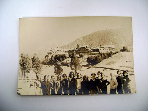 Antigua Foto Viaje Egresadas Bariloche Llao Llao 1970 Boedo 0