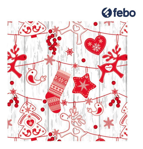 Febo Christmas Gift Wrap Paper X3 New Designs 5