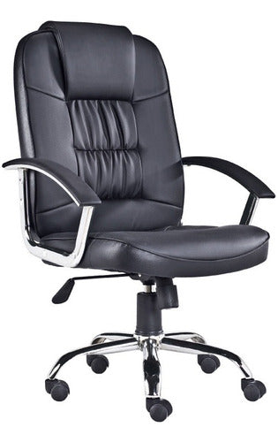 Out Executive Metal Reclining Desk Chair for PC 0