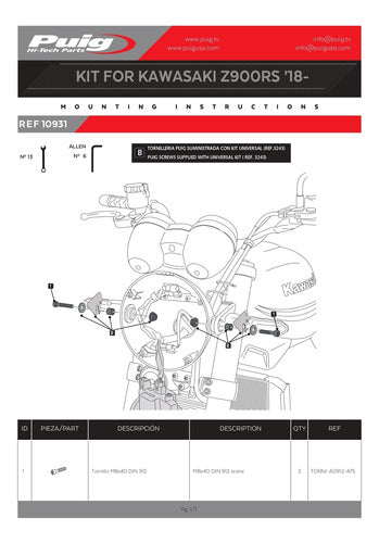 Parabrisa Naked Kawasaki Z900rs Se Puig 4