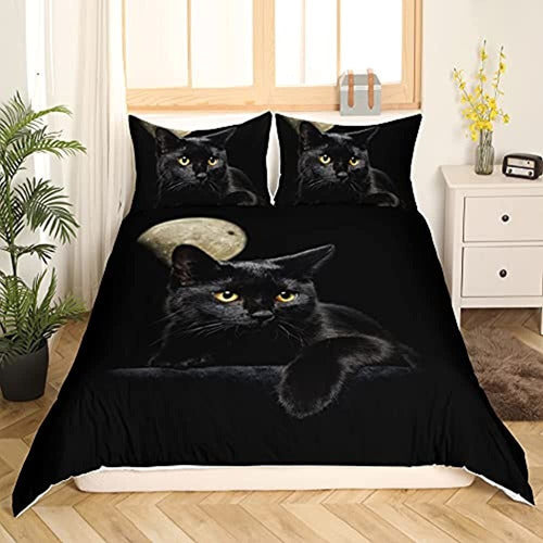 Erosebridal Cute Cat Bedding Set for Kids, Adorable Design 2