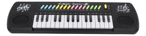 SK.MILES Multifunctional Organ with Microphone - 31-Key USB Piano 1