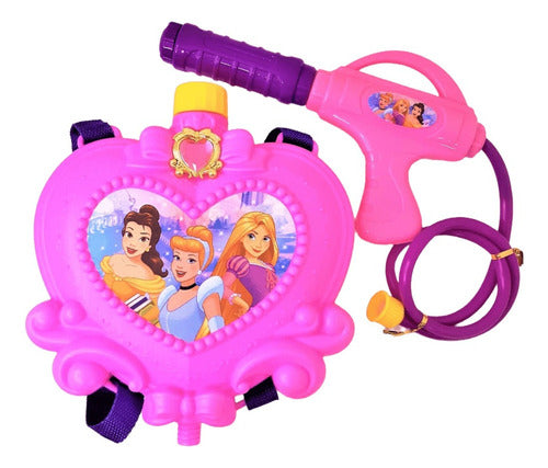 Sebigus Srl Water Backpack Princesses - Heart with Water Gun E.full 0