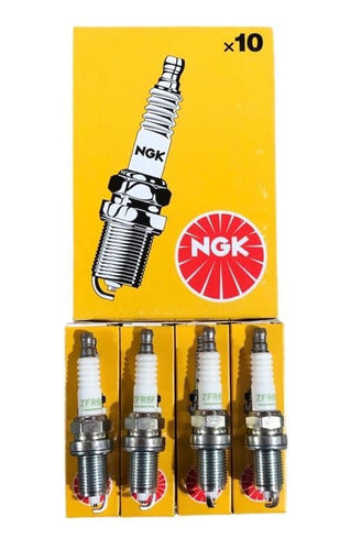 NGK ZFR6F Spark Plugs for Fiat Idea 1.6 16V Etorq 2013-2018 0