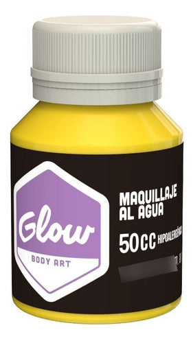 Liquid Artistic Glow Body Art Body Paint Basic Matte Colors - 50ml 2