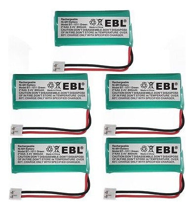 Uniden 5 X BT-101 BT-1011 Vtech BT184342 BT Replacement Battery 1