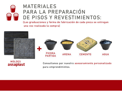 Assaplast Uruguay Moldes Para Fabricar Adoquín Rectangular De Hormigón 4