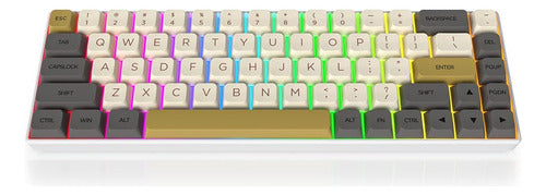 Fogruaden 60% Por Ciento Teclado Mecánico Para Juegos, Rgb R 3