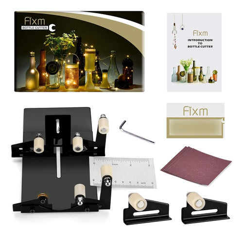 Fixm Glass Bottle Cutter - Round & Square with Accessories 5