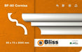 Atenneas Bliss Telgopor Ceiling and Wall Molding BF80 1