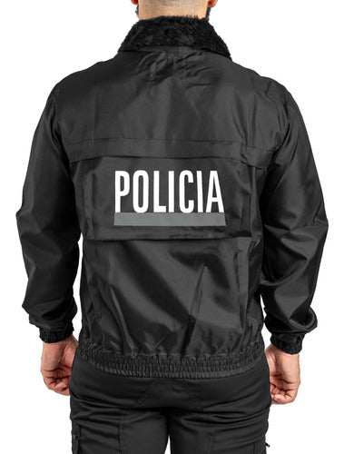 Premium Detachable Collar Police Windbreaker Jacket by Rerda 13