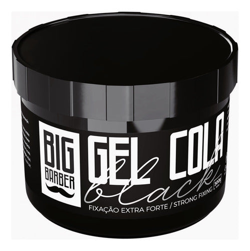 Gel Cola Black Big Barber 300g Pigmentado Atacado 24 Unidade 2