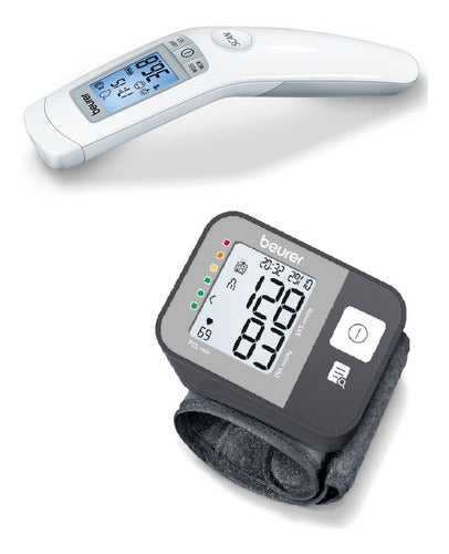 Beurer Wrist Blood Pressure Monitor + Digital Thermometer Set 0