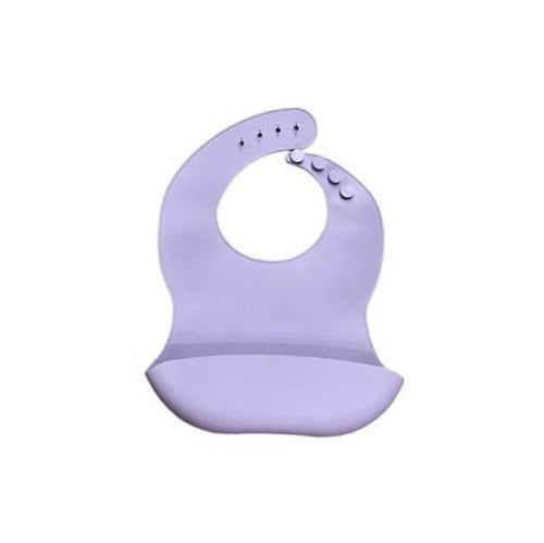 Waterproof Silicone Bib with Containment Pocket for Babies 1