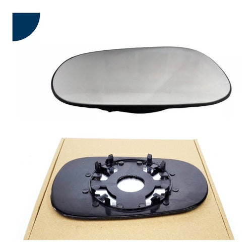 Lente Com Base Retrovisor Renault Clio 2002/2010 11 Esquerdo 1