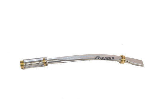 Stainless Steel Spring Personalized Laser Mate Straw - Bombilla Acero Inox. Con Resorte Personalizado Laser