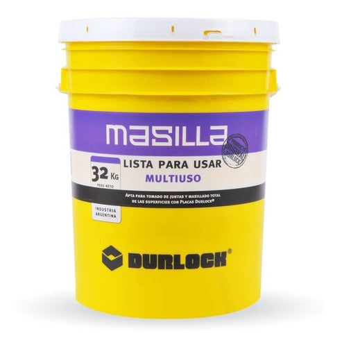 Durlock Masilla 7 Kg. - Multiuso - Lista Para Usar - Enduido 0