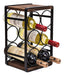 Soduku Rustic Wood Countertop Wine Rack 6 Bottles No Assembly Needed 0